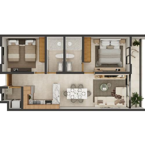 Icónica Park Residences · Depa Glam · imagen de referencia