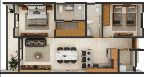 Icónica Park Residences · Depa Legend · imagen de referencia